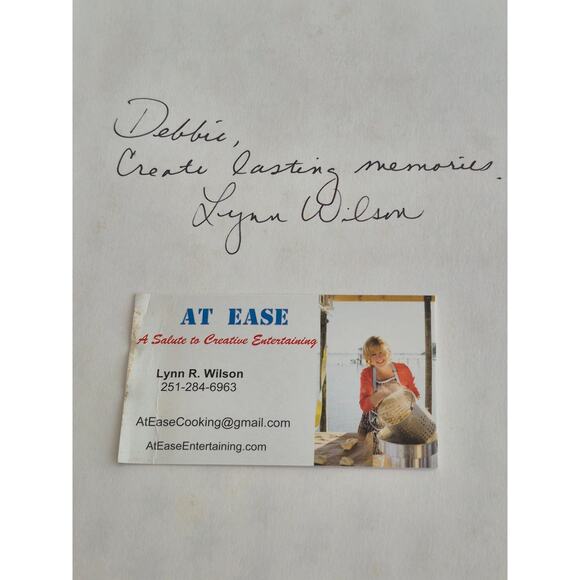 At Ease: A Salute to Creative Entertaining by Lynn Wilson 2015 Hardcopy Signed - Picture 3 of 8
